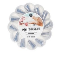 에바 짤주머니 모양깍지 화이트 12종 세트, 5세트