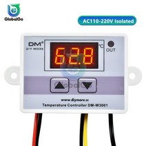 온도계측기 자기온도계 XH-W3001 w3001 led 디지털 온도 조절기 테스터 스마트 서모 스탯 센서 컨트롤러 릴, 01 AC 110-220V Isolated