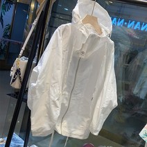 Aug.07 143번 유러피언 올가을 후드 카디건 여 박시 화이트 마린룩 바람막이 극복Z