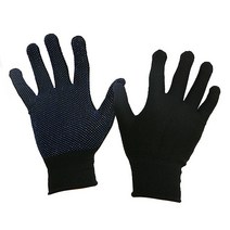 [ko12] 국산 알라딘 나일론 도트장갑 검정 회색 10개