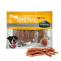 견생견사 플러스 대용량 간식 슬라이스 300g, 1개, 연어