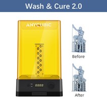 ANYCUBIC Wash &amp Cure 2.0 화성 용 Photon Mono LCD SLA DLP 3D 프린터 모델 UV 로터리 경화 수지 클리닝 머신 2 in 1, 애니큐빅 WS 2.0
