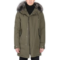 YVES SALOMON 이브 살로몬 19FW 폭스퍼 패딩 야상 헌터 그린 20W9WHM03790F46W B1762