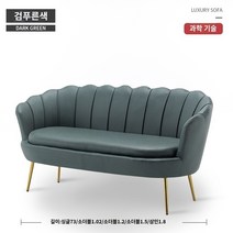 벨벳쇼파 1 2 3인용 거실 의류매장 미용실 소파 거실 작은 아파트 북유럽 심플 모던 라이트 럭셔리 인터넷 연예인 침실 옷가게 더블 심플 게으른 소파, A.개인, O.다크그린(테크니컬 천)