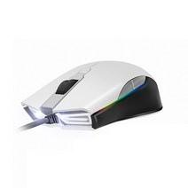 ABKO HACKER A900 3389 RGB 게이밍 마우스 (화이트) 유선, 화이트, 단일상A900 3389 품
