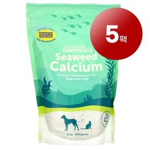 리암마켓 Animal Essentials 애니멀 에센셜 강아지 고양이용 건강 관리 보충제 해조류 칼슘 340g 1팩, 5팩