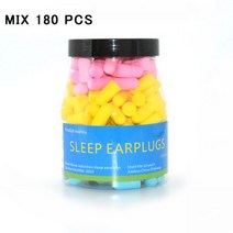 차음재 방음재 흡음재 소음 감소 방지 수면 차단 소프트 폼 귀마개 보호 120 개 180 개, 04 180 mix