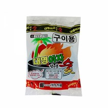 캠핑 낚시 대명 야자 성형 숯 착화탄 구이용 야자숯1개, 4개