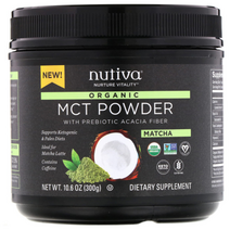 [핫딜][오늘출발][300g] 누티바 MCT오일 가루 분말 파우더 MCTOIL Mct 엠씨티 엠시티 코코넛 오일, 300g x 1개, 1개