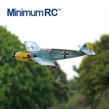 무선 조종 비행기 헬기 드론 MinimumRC BF109 360mm 윙스 팬 4 채널 트레이너 고정 날개 RC 비행기 를위한 야외 선물, 01 Kit Motor