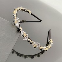 아이유 진주 크리스탈 패션 헤어 밴드 머리띠 헤어악세사리