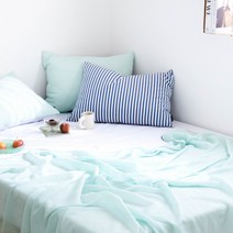 슬리안 시원한 냉감 스노우리플 아사 순면 여름 쿨 홑이불 세트