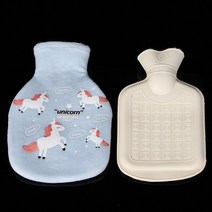 전자파 없는 난방효과 보온 물주머니 350ml 물손난로 온수물주머니 생리통 찜질기 온수 찜질팩 온열팩 찜질물주머니 온수찜질팩 온수주머니 물핫팩 보온팩 고무핫팩 물팩 보온주머니 물리치료 손난로 찜질주머니 야외활동 사무실 캠핑 차량, 스카이