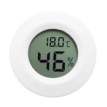 RPB917653SCG-31 미니 온습도계 원형 화이트 휴대용 디지털온도계, 1