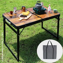 캠핑용테이블 높이조절 파라솔 캠핑 테이블 가방포함, 칼루스트랜스T 가방