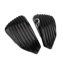 할리데이비슨 호환 블랙 모토 왼쪽 오른쪽 배터리 페어링 커버 할리 Sportster XL1200N XL 철 883 1200 04-, 01 04-13