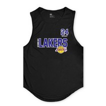 KB20 LA레이커스 NBA 농구 팀 조끼 나시 티 속건 져지 통기성 빅사이즈 코비 민소매 훈련 런닝 짐웨어 운동