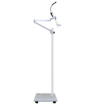 높이조절 스탠딩 독서대 악보 책상 다용도 스탠드 거치대 홀더, D. 가벼운 바퀴 달린 가벼운 모델