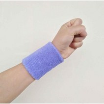 손목 방아쇠수지 손가락 관절 아대 퀵그립 테이핑 스트랩 보호대 다채로운 면 스포츠 땀띠 팔찌 체육관 실행, 제비꽃, 80x150mm