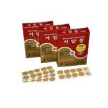 100P 1호 금색 온수찜질팩 뜸효과 서암봉 다이어트 손마사지 손따기 체했을때 셀프침 단식 손안마기