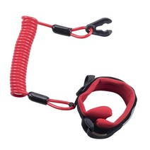 JK프리미엄 1PC 마린 아웃 보드 엔진 보트 모터 킬 스톱 스위치 야마하 제트 스키 2-425hp 키 로프 알림 로프 보트 비상 정지, 03 Thickened section