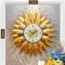 벽시계 거실 가정용 패션 창의적인 침실 개성 예술 무소음 장식 시계 조명 인테리어 벽시계-103419, 옵션03