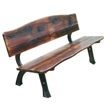 야외 원목 벤치 테라스 인테리어 의자 철제 정원 버스 공원용 세트 야구장 컨버터블 그늘막 전원주택 식탁 지하철 정류장, A