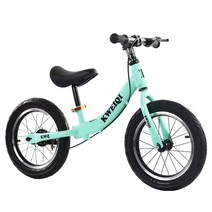밸런스바이크 페달없는 밸런스 자전거 14인치 16인치, 16인치 녹색 (115-130cm에 적합)
