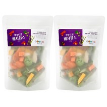 펫푸드궁 반려동물 베지칩스 간식 40g, 야채맛, 4개
