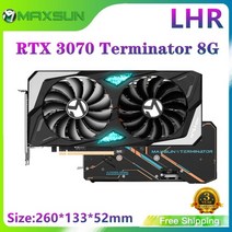 그래픽 카드 maxsun rtx 2060 3060 icraft 6gb4gb 3050 용, 3070 터미네이터 8g