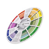 색상표 컬러가이드 조색표 컬러차트 아티스트 coloful 휠 페인트 색상 혼합 가이드 및 하모니 휠 매치 차트