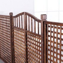 테라스 울타리 빌라 정원 홈 잔디 울타리, 큰, 플랫 헤드 컬럼 6x6x130 cm