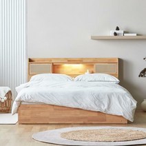 [라탄이주는 편안함] 파로마 라보 LED 원목 수납침대 SS 20T라텍폼스