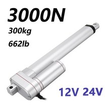 전문모터 저속 저소음 저진동 고속 소 중 대형 AC DC 3000n 전기 선형 선형, 300mm 스트로크 길이, 12v 2000n