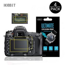 니콘 D750 D500 DF D810 D800 D610 D600 디지털 카메라 용 4 팩 셋톱 패널 카메라 LCD 보호 필름 화면 보호기, [04] D810 D800
