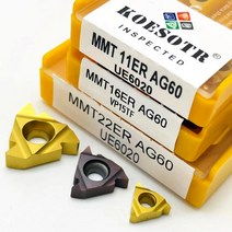 나사 선삭 공구 MMT11ER 16ER 22ER AG60 VP15TF UE6020 US735 나사 초경 공구 밀링 공구 MMT 16 ER AG60 나사 인서트, 11ER AG60_10PCS(1box) | UE6020