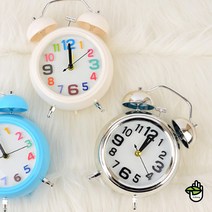 자취꿀템 자명종 간단 알람 시계 조립식 DIY 탁상 기상, 제품선택, 메탈(랜덤)