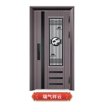 현관중문 스윙도어 단독주택현관문 신중식 304 스테인리스 스틸 입도문 방범 안전문 양문장, 01 서기상운
