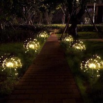 태양열 정원등 태양광 전등 가로등 문주등, 노란빛 90LED