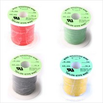 TEFLON 테프론 와이어 AWG 30 0.25MM 100M 절연 배선 점프, 3.주황색