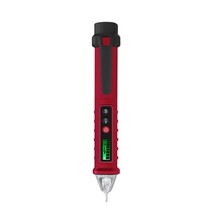ANENG 다이어리 10 디지털 전압 검출기 비접촉 펜 테스터 미터 12-1000V AC/DC 볼트 전류 전기 테스트 연필, 협력사, 빨간, 01 1