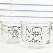 대용량 시리얼 컵 머그 잔 2종 강화 유리 볼 팥빙수 그릭요거트 그래놀라 스프 음료수 그릇 [워라베리], 열일 시리얼컵(재고5)