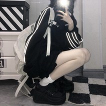 봄옷 트렌디한 리플렉스 스트라이프 카디건 후드 점퍼 코트 남녀 G