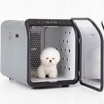 펫 케어 드라이 룸 저소음 애견 케어수 하우스 의류 UV LED살균 스타일러, Dark Gray(다크그레이)