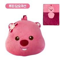 캐릭터 뽀로로 루피 에디 크롱 포비 패티 동물 애착 담요 쿠션 무릎담요 택1, 02.루피 담요쿠션