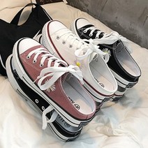 슈썸 봄신발 꽃무늬 슬립온 캔버스단화 슬리퍼 ZG9003