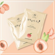 생복숭아주스[생과99%/복숭아생즙/무첨가착즙주스], 30포