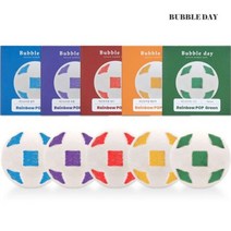 버블데이 무지개팝 배쓰밤 입욕제 5종 택1, 블루 복숭아향 120g