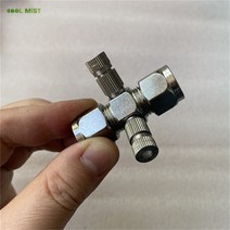 엔진분무기 동력 농약 고압 살수기 S425 스테인레스 스틸 고압 120bar 분무 시스템 액세서리 노즐 커넥터 3, 01 Two hole 180 degree, 01 Two hole 180 degree