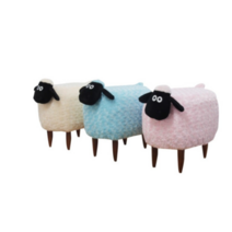 양스툴 쇼파 발받침 동물 의자, 옐로우